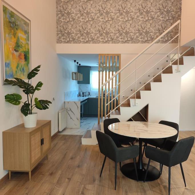 Superbe Cosy Duplex Appartement T3 Charpenne Tete D'Or Avec Parking Prive Gratuit Villeurbanne Bagian luar foto